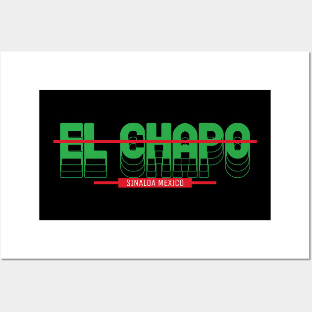 EL CHAPO T-SHIRT Wall Art by Cult Classics